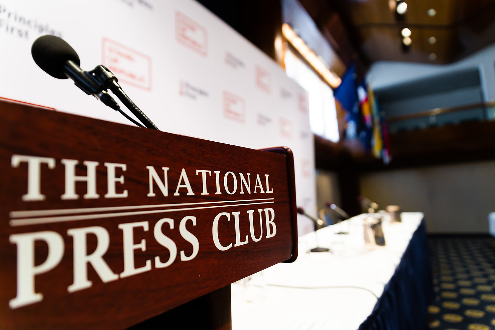 National Press Club speaker event photography