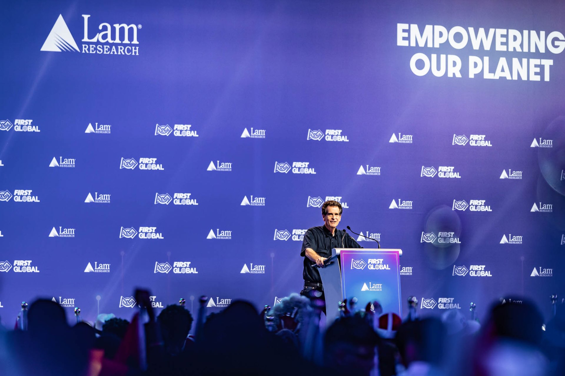 FIRST Global keynote speaker - Lam Research stage Singapore