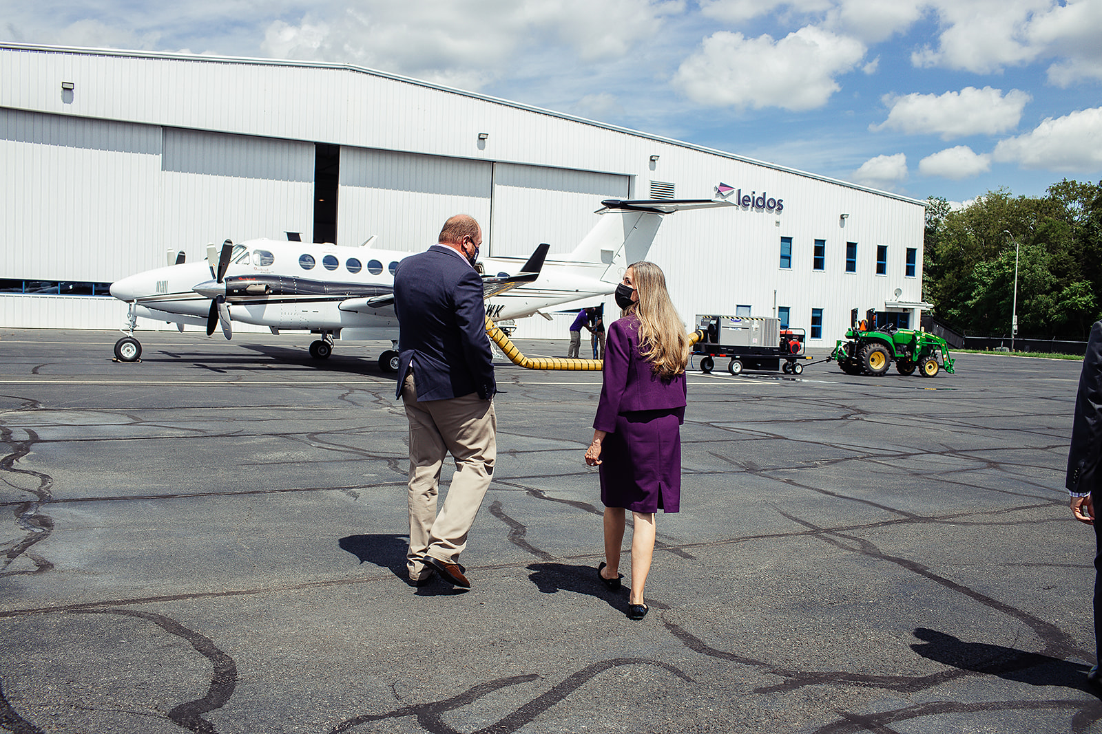 Leidos airfield corporate photography - Manassas VA