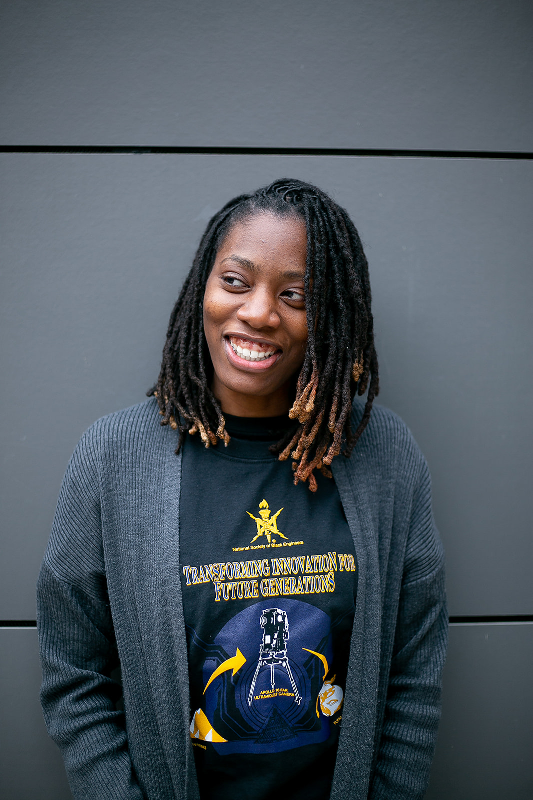 NSBE UNBOXD portrait - woman with locs NSBE conference