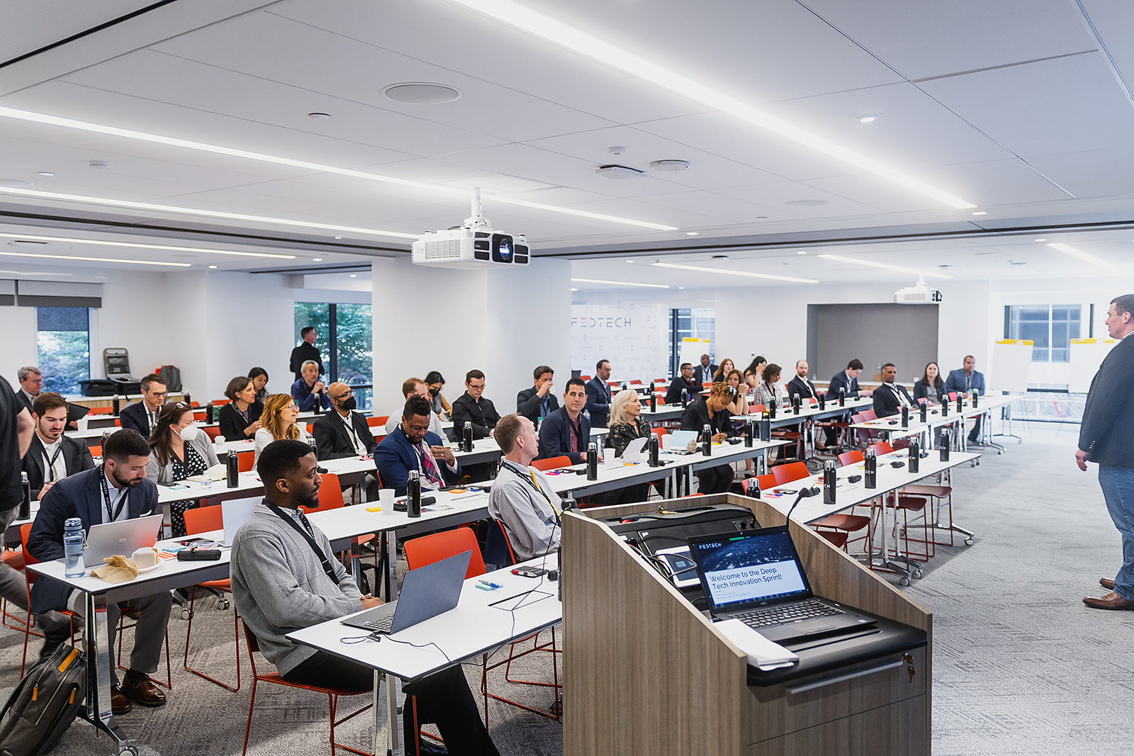 FedTech Deep Tech Innovation Sprint - conference room workshop