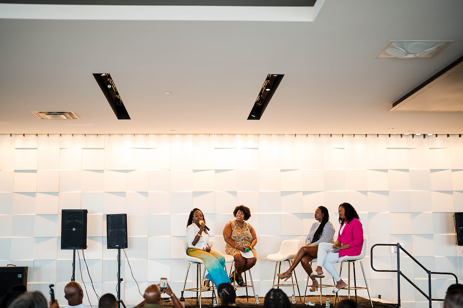 Wine & Culture Fest - women's panel discussion on stage