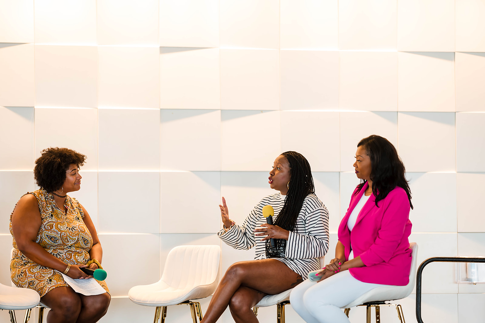 Wine & Culture Fest - panelists in conversation close-up