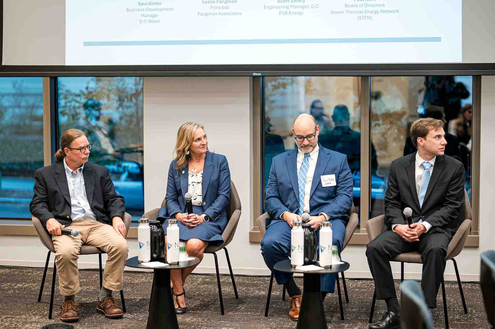 DC Water sustainability panel discussion - corporate event photography
