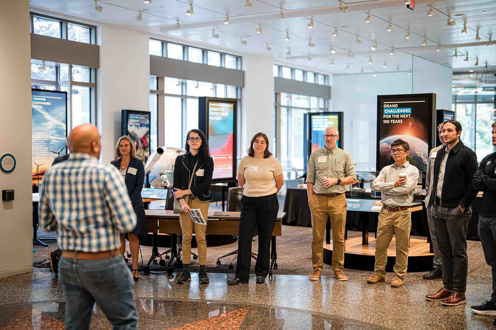 NAE Grand Challenges summit - museum gallery networking event